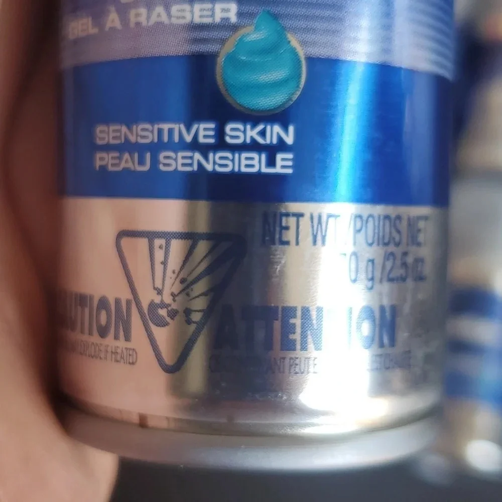 Gillette Series Shave Gel Bundle (6) Sensitive Skin Aloe 2.5 oz